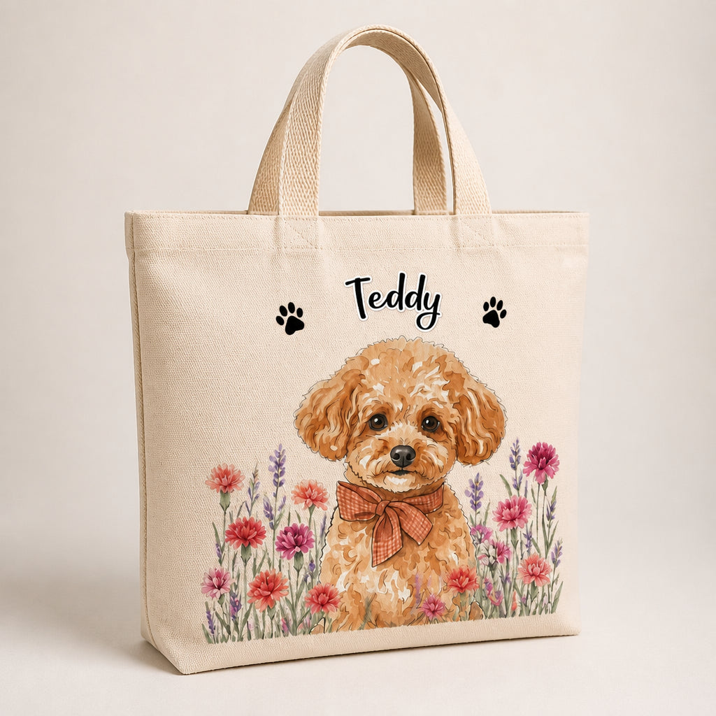 Custom Pet Portrait Floral Medallion Tote with Name - Personalized AOP Tote 94324370-feea-43c5-8ff8-160f87a159af.jpg