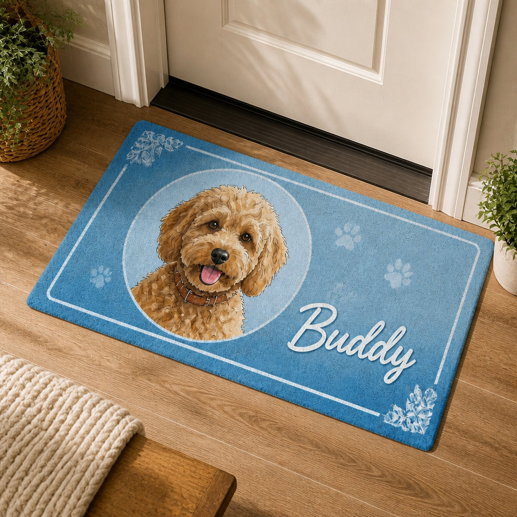 Personalized Cooling Pet Doormat – Watercolor Pet Portrait & Name - Personalized Doormat 943381f1-7c81-41b0-8674-d59ca47ff43c.jpg