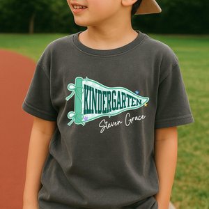 Custom Boys Girls Back to School Shirt, Coquette School Top, Cute Pre K Kindergarten Shirt, First Day Of School Pennant Tee, Kids Name Shirt 945ca092-7314-4cad-a93b-c7871b790ce8-6.png