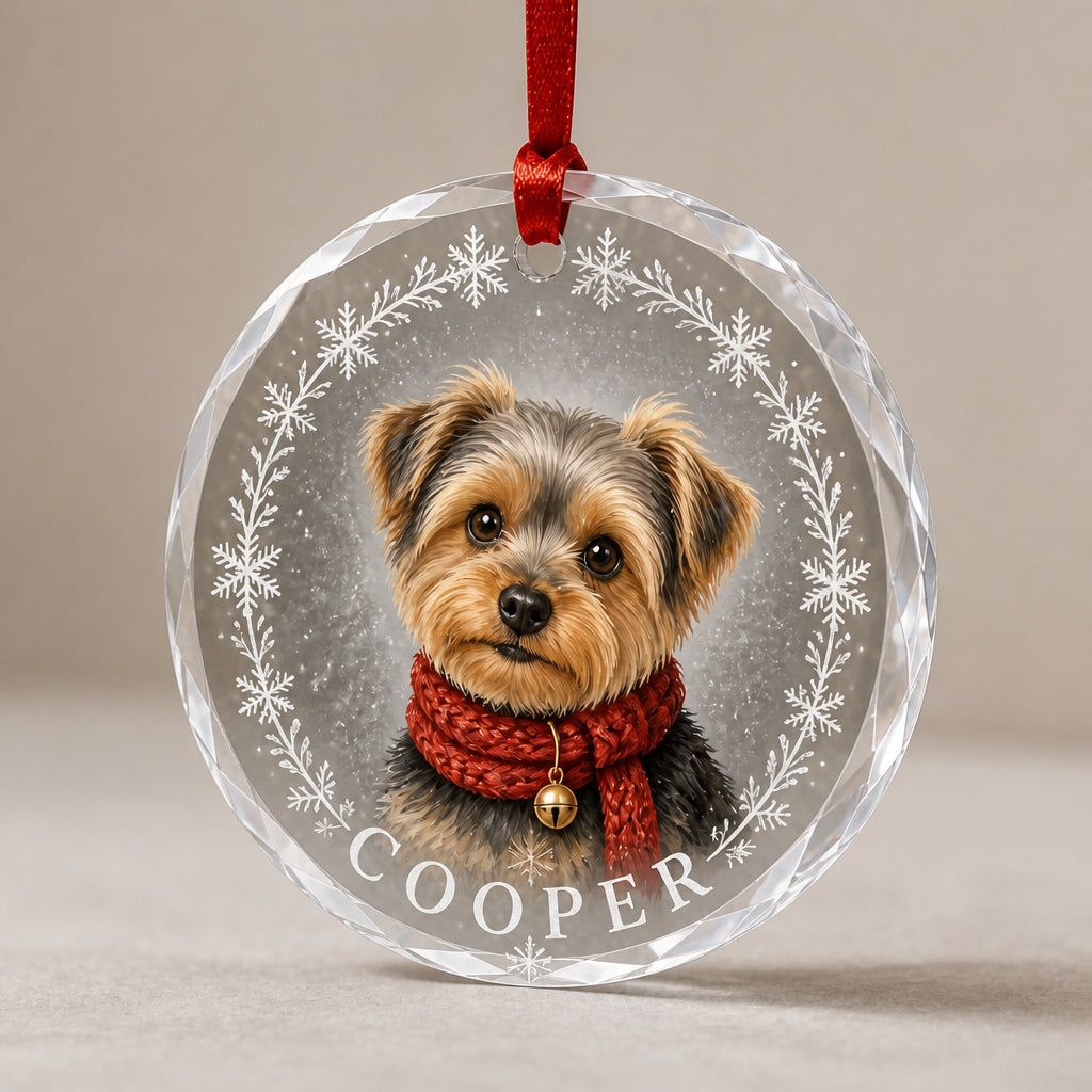 Custom Pet Portrait Crystal Ornament – Snowflake Ring Edition - Personalized Crystal Ornament 9469d3b4-a85e-4f46-be07-f40bb1e0aade.jpg