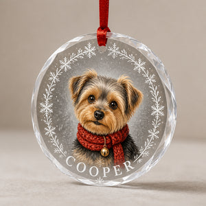 Custom Pet Portrait Crystal Ornament – Snowflake Ring Edition - Personalized Crystal Ornament 9469d3b4-a85e-4f46-be07-f40bb1e0aade.jpg