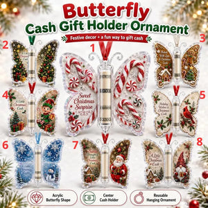 Butterfly Christmas Cash Gift Holder Ornament, Acrylic Money Holder, Funny Hanging Xmas Tree Decoration, Reusable Stocking Stuffer, Birthday 946ae8ef-4bc2-4353-a851-9d760033dbdd-hhh.webp