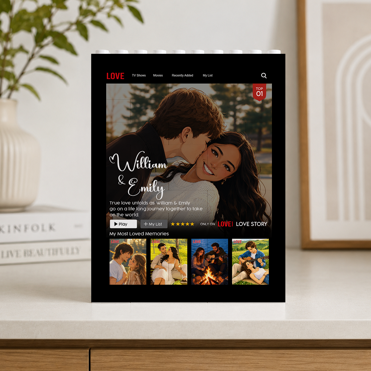Couple Portrait Puzzle Movie - Personalized Shaped Building Brick Blocks - Wedding Gifts 94871760-373b-439e-b528-f3f23e1724e6-2.png