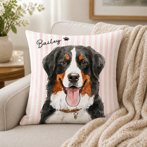 Custom Watercolor Pet Portrait Pillow - Personalized Pillow 94c47164-3d55-464c-8cd6-4934531f3956.jpg