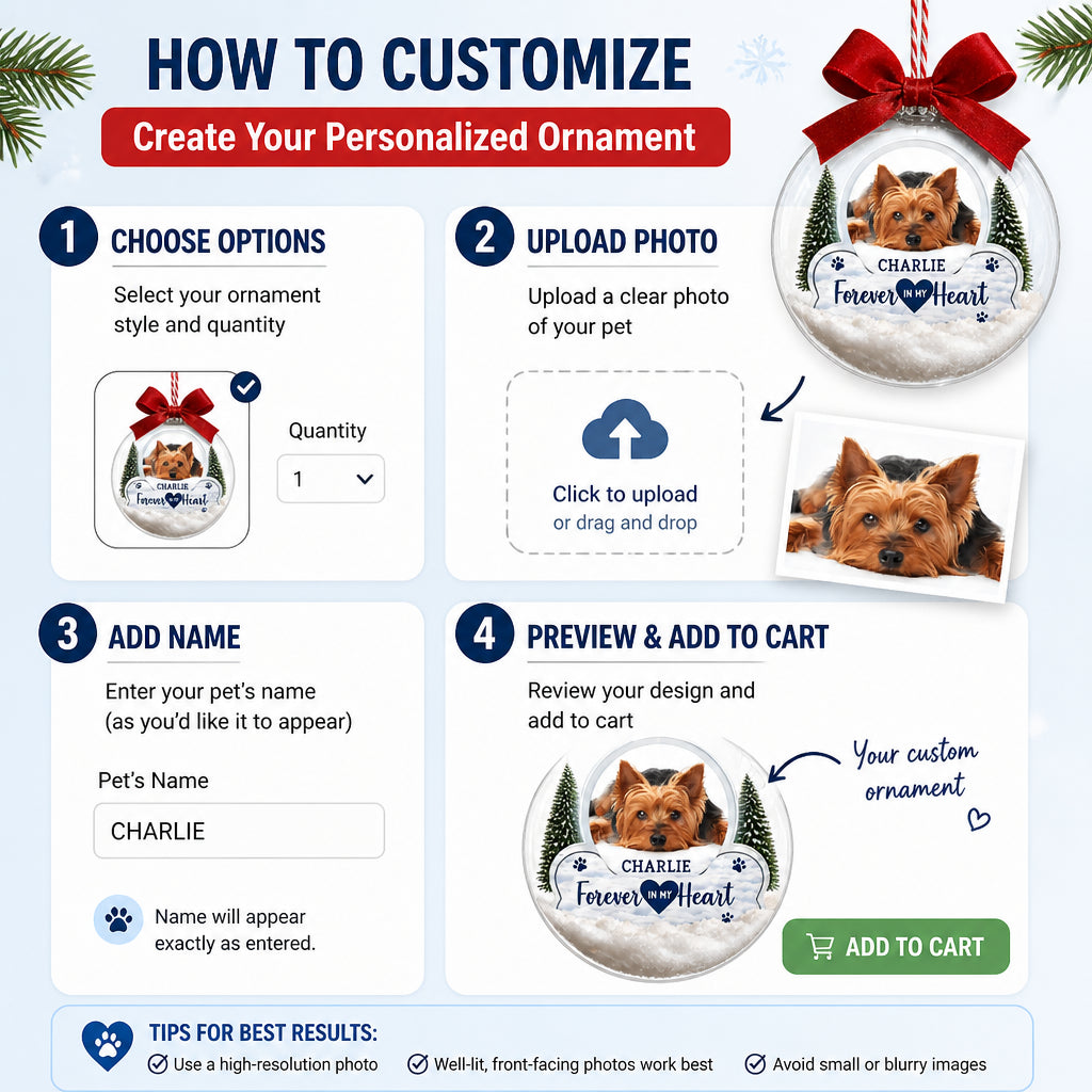 Pet Memorial Bauble Ornament – Forever In My Heart - Personalized Bauble Ornament 94f2b631-9783-46fb-a662-5591cf58b073.jpg