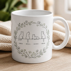 Minimal Line-Art Cats Custom Names Mug - Personalized Mug 94f2f1bd-ee5d-44e4-847e-76695d8f5b7d.jpg
