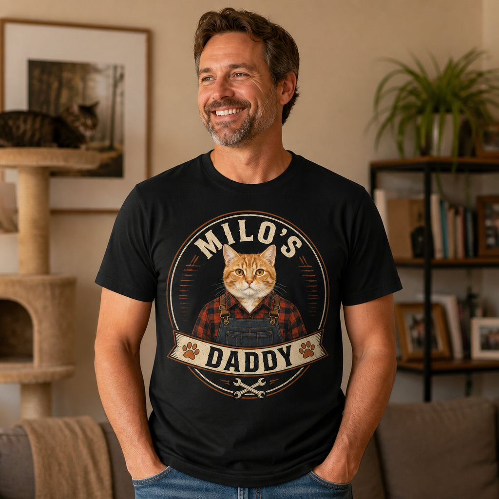 Cat Dad Personalized Name Tee - Personalized T-shirt 94f438eb-9dc5-4a81-ab8d-aff118a177e4.jpg
