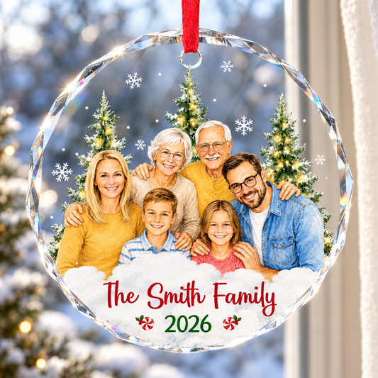 Personalized Family Photo Glass Ornament, Custom Watercolor Portrait, Christmas Tree Decoration, Family Keepsake Gift 2026 950c5a6b-20bc-4d86-8b9c-fa104989f1a6-banner-1.png