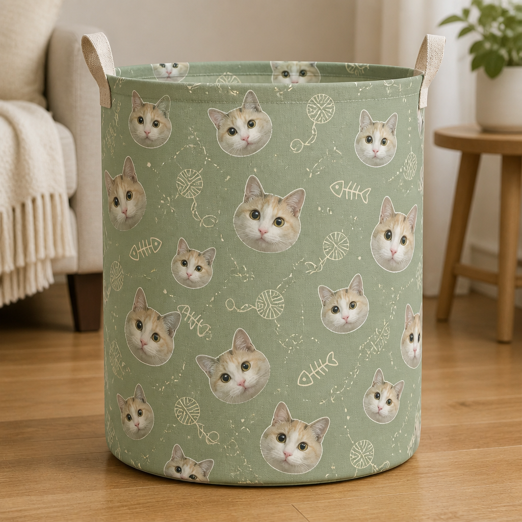 Custom Pet Face Storage Bag – Fishbone Toss Pattern - Personalized Storage Bag 952ab5fe-964d-4da5-8b44-3b6c6ab88be5.png