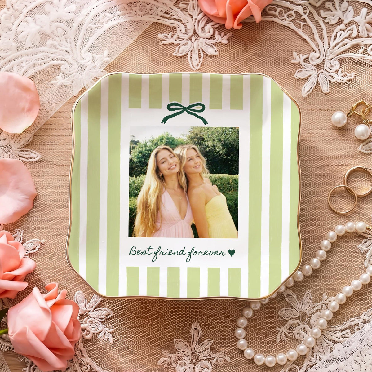 Personalized Bestie Photo Jewelry Dish, Ceramic Trinket Tray for Best Friend, Bestie Striped Ring Dish, Birthday Gifts For Bestie 9541d58d-ce3a-4de2-9031-3457eb1ce996-5.jpg