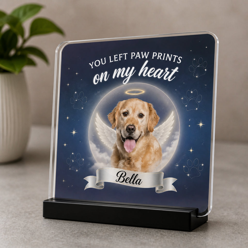 Pet Memorial Acrylic Plaque – You Left Paw Prints On My Heart (Photo + Name) - Personalized Acrylic Plaque 954dbf14-298e-4ff3-bf33-22c3e32fbe87.jpg