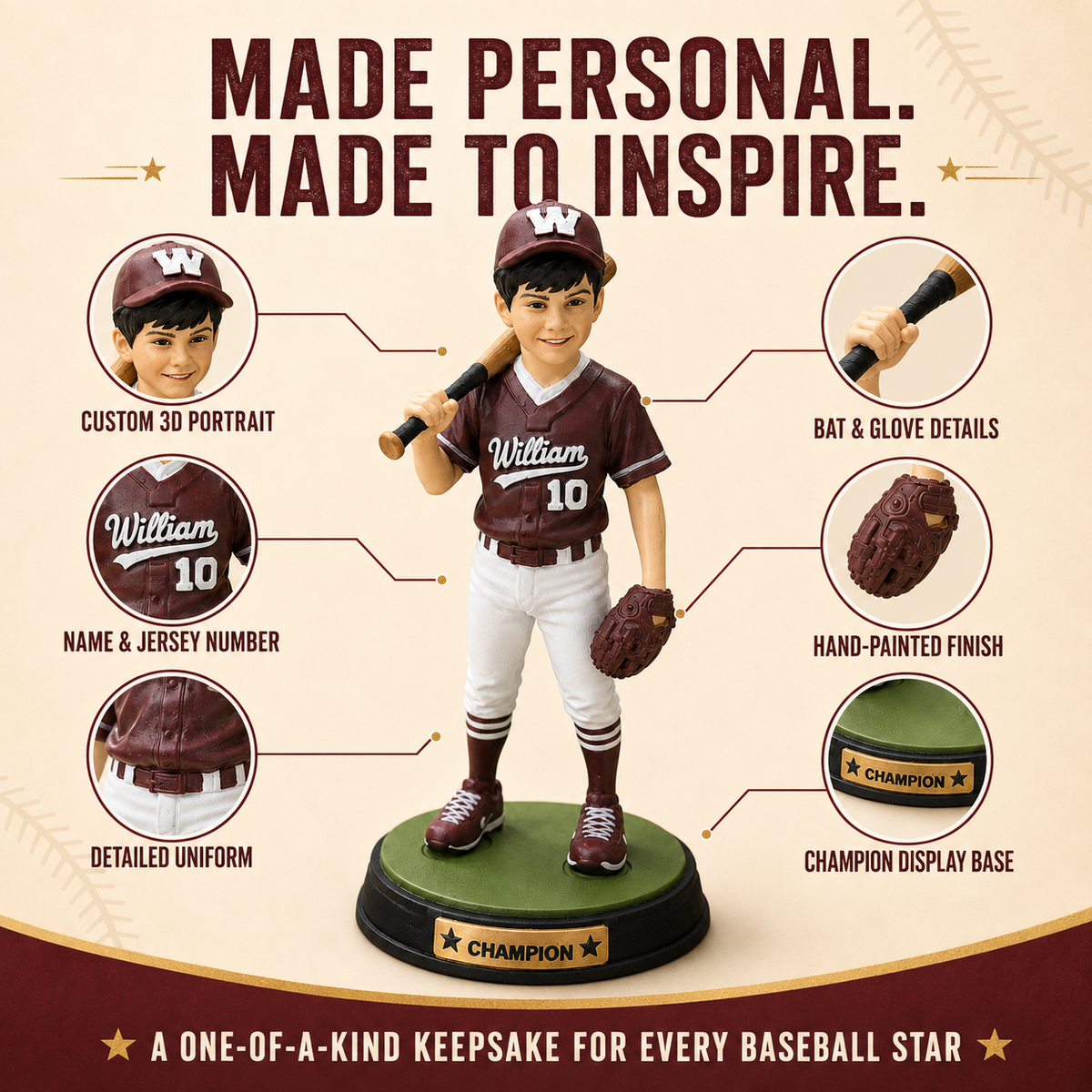 Personalized Baseball Player 3D Figurine, Custom Photo, Name & Jersey Number Keepsake 95ab39a7-f85d-49d8-bc78-fe3b59da7770-banner-3.png