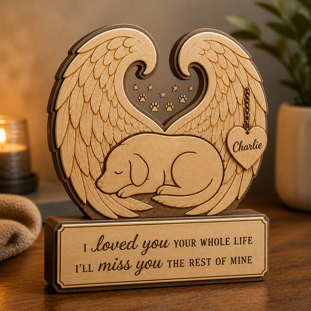 Angel Wings Pet Memorial Standee – Personalized Name - Personalized Wooden custom shape Standing 2 layer (5mm) 95b3be61-d92e-4819-af7c-cd5522f3b651.jpg