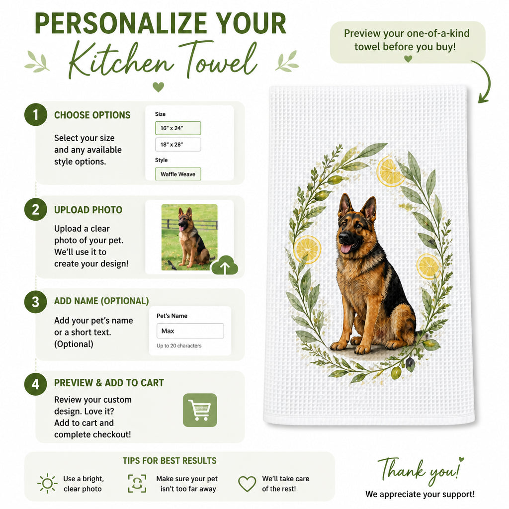 Custom Pet Watercolor Kitchen Towel – Herb Wreath Edition - Personalized Kitchen Towel 95bdb455-41e4-4109-988f-8e7df91c5f4e.jpg