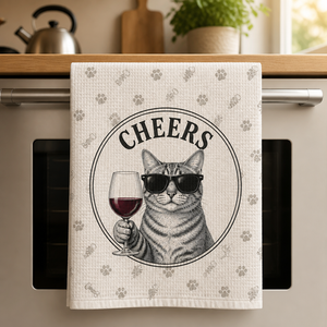Custom Pet Cheers Wine Kitchen Towel - Personalized Kitchen Towel 95c1aeab-4f26-4833-8617-545c575a3bda.png