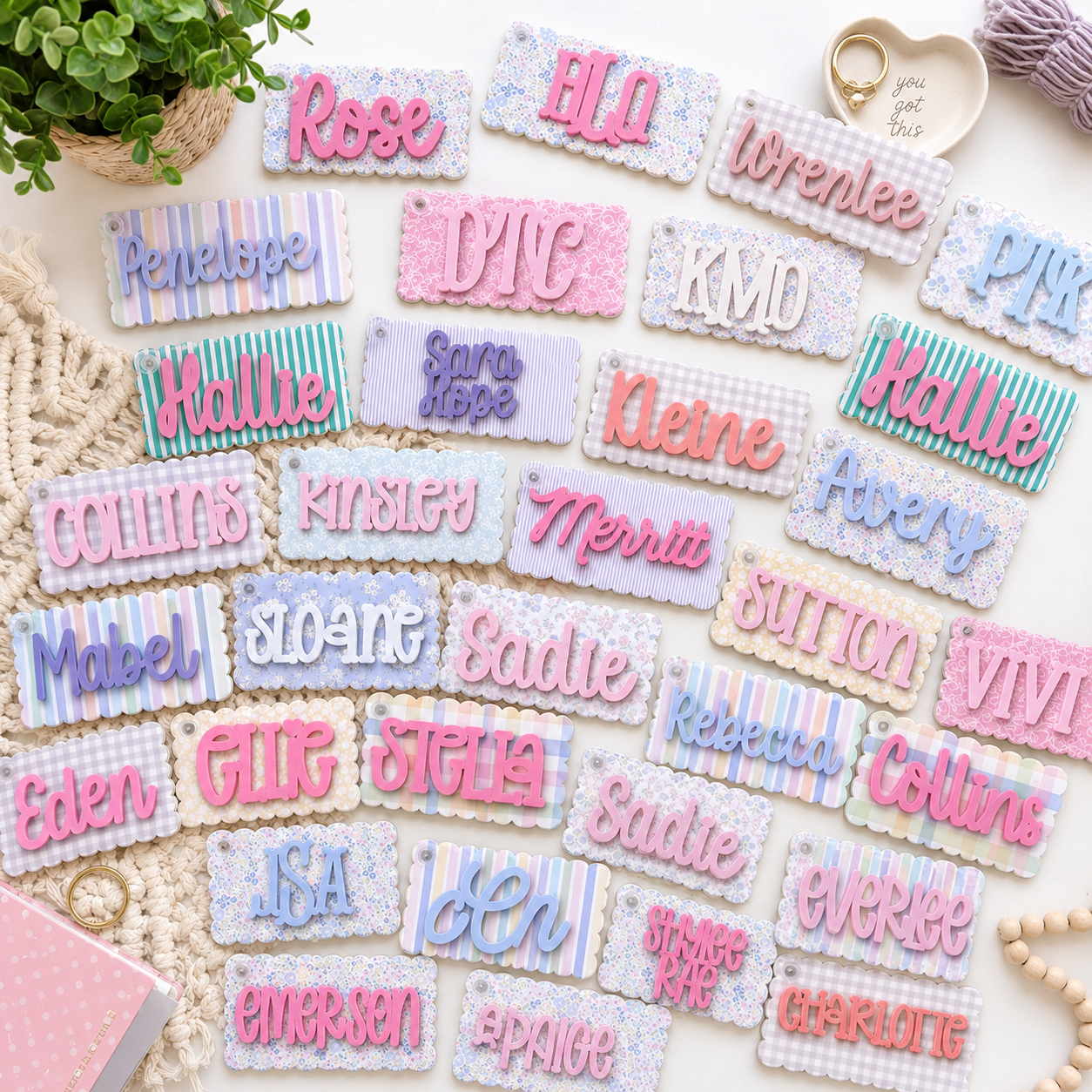 NEW Bag Tags, Personalized Name Bag Tag, Acrylic Bag Charms, Backpack Name Tag, Diaper Bag Tag, Bag Tag For Girl, Bag Tag For Boy, Keychain 95d09d3d-36f5-44e5-835f-24e363cbd6ca-396f1862-67dc-48f3-aecc-ef7da13a62c2.png