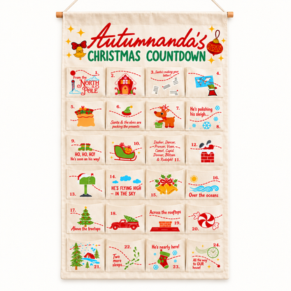 Customized Name Boy Girl Advent Calendar, Personalized Christmas Advent Calendar, Santa Is Coming Countdown, Xmas Kids Room Decor 2026, Gift For Kid 95d596d5-955b-4b65-b21e-5dd6741cc75a-luuw.png