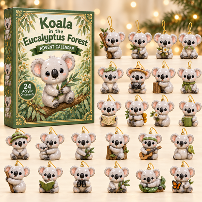 Koala In The Eucalyptus Forest Advent Calendar 2026 - 24-Day Festive Countdown, Acrylic Charms Blind Box - Gift For Koala Lovers 95dfb92a-f1ce-4a7e-80e2-f08dda7e4ea5-koala-box-charms.png
