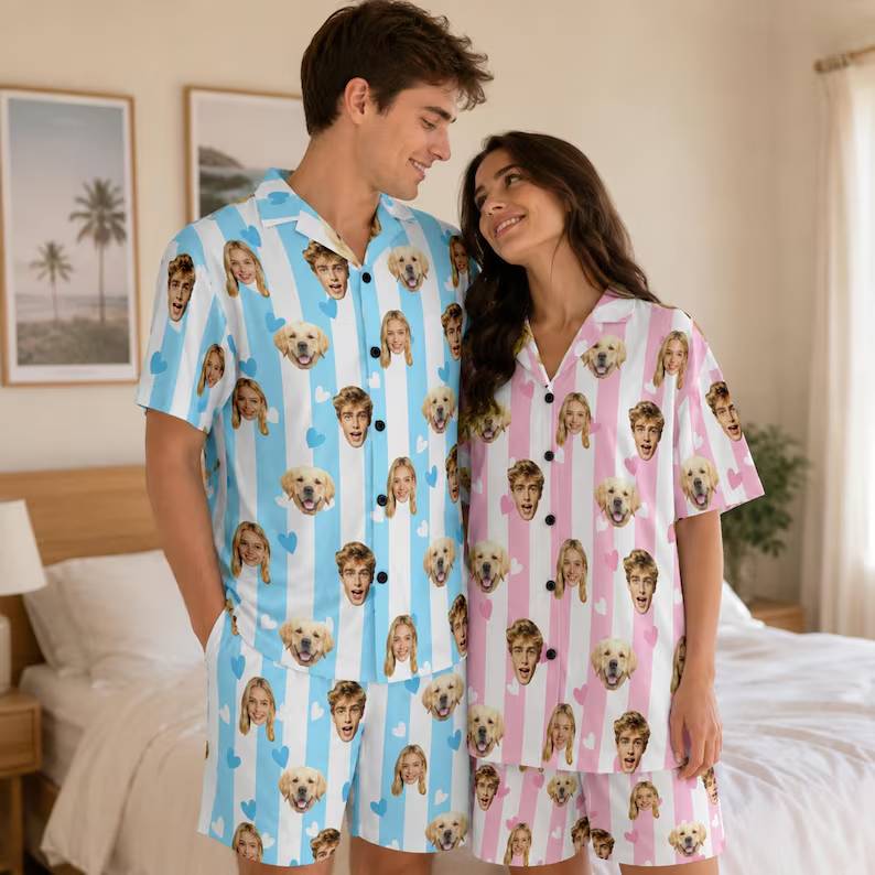 Custom Face Pajama Set, Personalized Women's Pajamas Men's Pajamas, Gift for her/him 95e47340-1213-4373-9117-37f9018306b4-fgggggggfggf-3-.jpg