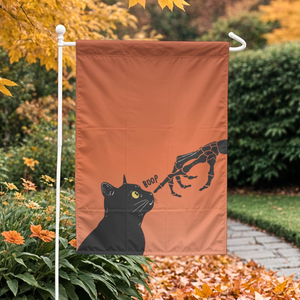 Black Cat Garden Flag Cute Halloween Porch Decor with Skeleton Hand Funny Boop Cat Gift Idea for Cat Lovers Outdoor Spooky Yard Banner 95f5df47-b0ba-4c65-a865-d79cd4a79526-3.png