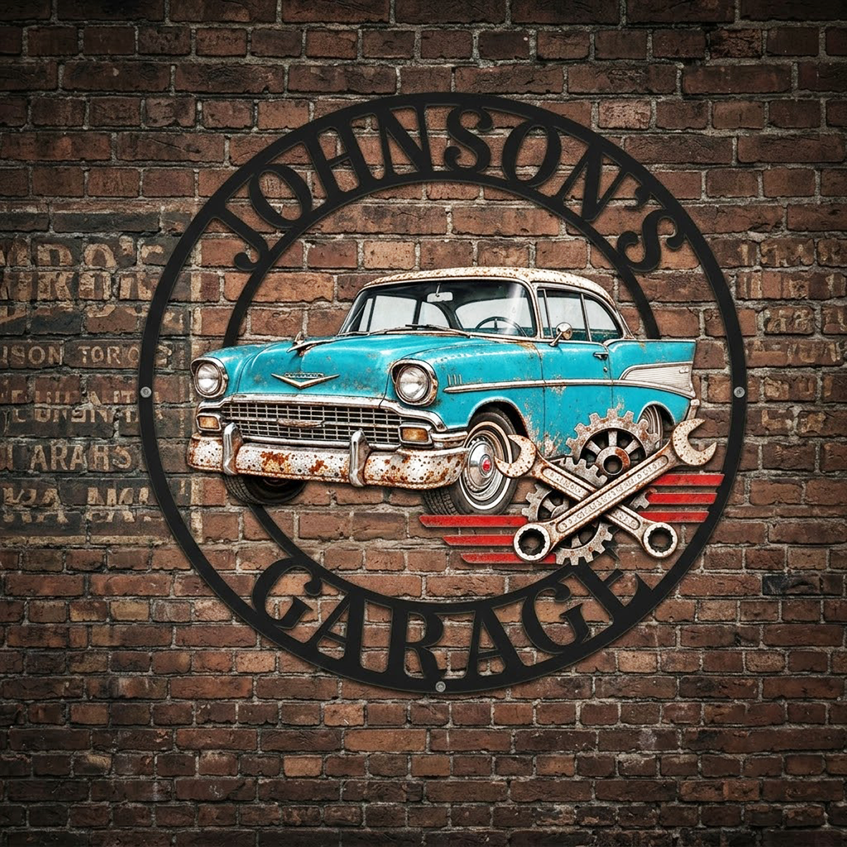 Custom Photo Garage Mechanic Shaped Metal Sign - Personalized Birthday Gifts For Husband, Son, Grandson, Brother, Grandpa, Dad, Yourself - Garage Mode On 95fb1ccd-b278-4642-81b7-fa2058ad7c28-4-1-.png