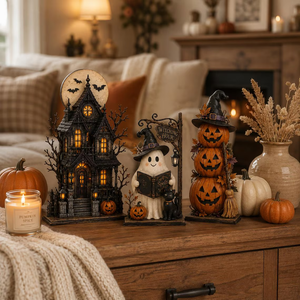 Haunted House Ghost Pumpkin Sign, Wooden Block Halloween Decor, Spooky Tiered Tray Shelf Table Centerpiece Gift for Fall Home 96069421-2180-42a7-839e-82cb4ced4590-1_converted.png