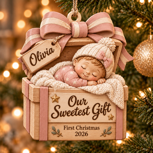 Personalized Grandbaby’s First Christmas Ornament 2026 – Custom Baby Name Keepsake, Moon & Teddy Bear Design, Gift for New Grandparents 9611a1e6-14ba-4c9c-b46f-6da125b4dbfd-Olivia-s-Sweetest-Gift-Ornament.png