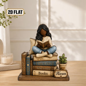Personalized Wooden Book Lover Block, Just A Girl Who Loves Books Wooden Figurine, Book Lover Gift, Library Decor, Reader Shelf Decoration 9619e7a8-f5e8-457b-840a-3698029c5444-1.jpg