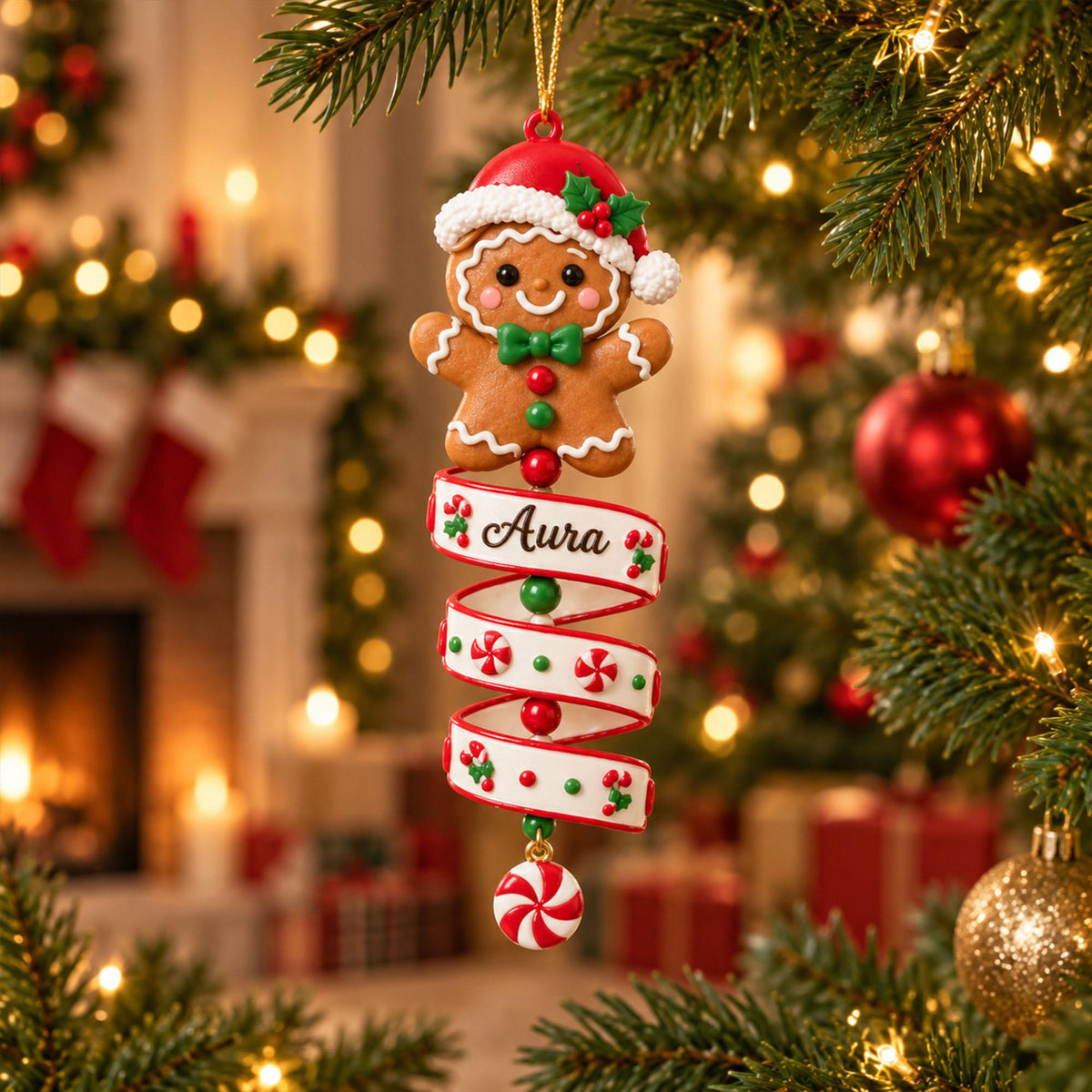 Christmas Snowman Spiral Ornament, Custom Name Snowman Acrylic Ornament, Christmas Tree Decor, Santa Snowman, 2026 Christmas Keepsake 9623af95-1776-4207-b9c9-7189083aee67-4.jpg