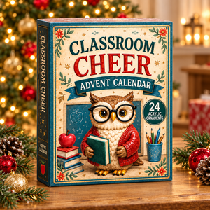 Classroom Cheer Advent Calendar 2026 - 24-Day Festive Countdown, Acrylic Charms Blind Box - Gift For Teacher 9639c064-8185-45ec-8787-fcaeb38ab7ae-classroom-box.png