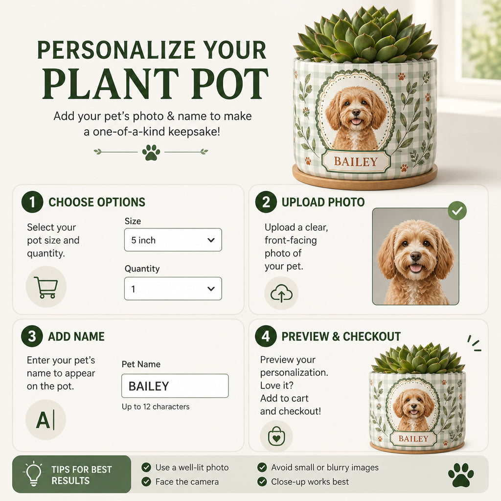 Personalized Pet Portrait Planter – Photo + Name - Personalized Plant Pot & Vase 96531454-21de-4c48-b0f1-155d887f47ea.jpg