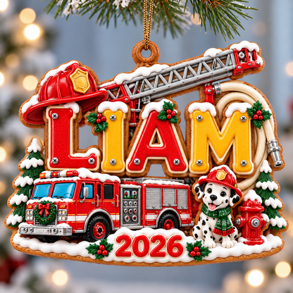 Personalized Fire Truck Christmas Ornament 2026 – Custom Name with Dalmatian and Firefighter Helmet, Little Firefighter Gift for Kids 965397fd-21a6-4941-b623-24e0853c0436-d06b10a3-5984-44b1-b26c-c3befe38070e.png