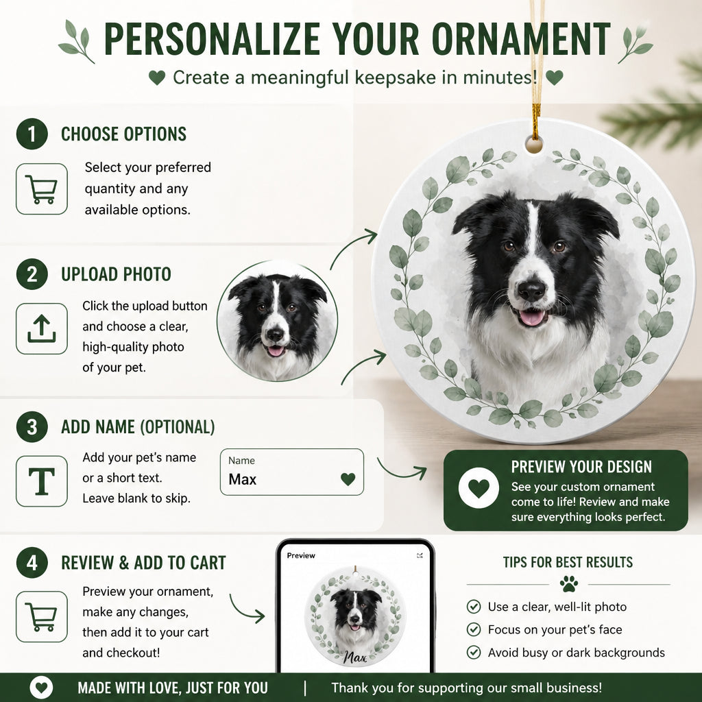 Pet Memorial Portrait Ornament — Photo, Name & Years - Personalized Aluminum Ornament 9667d15a-d21f-4697-9261-5e6a62f283de.jpg