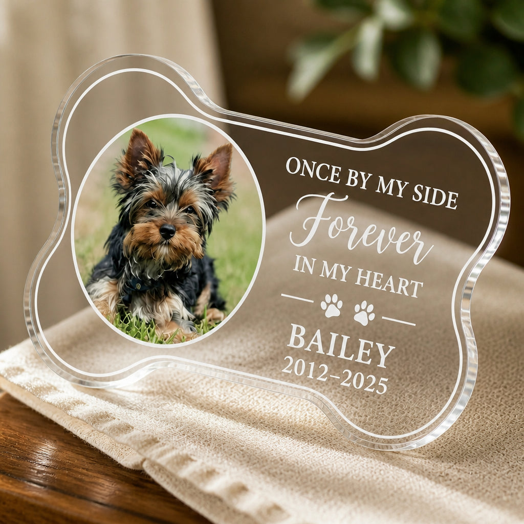 Personalized Pet Memorial Bone Acrylic Plaque — Photo, Name & Years - Personalized Custom Shape Acrylic Plaque 969473f8-cf26-41c0-bbf4-ae830b1a412d.jpg