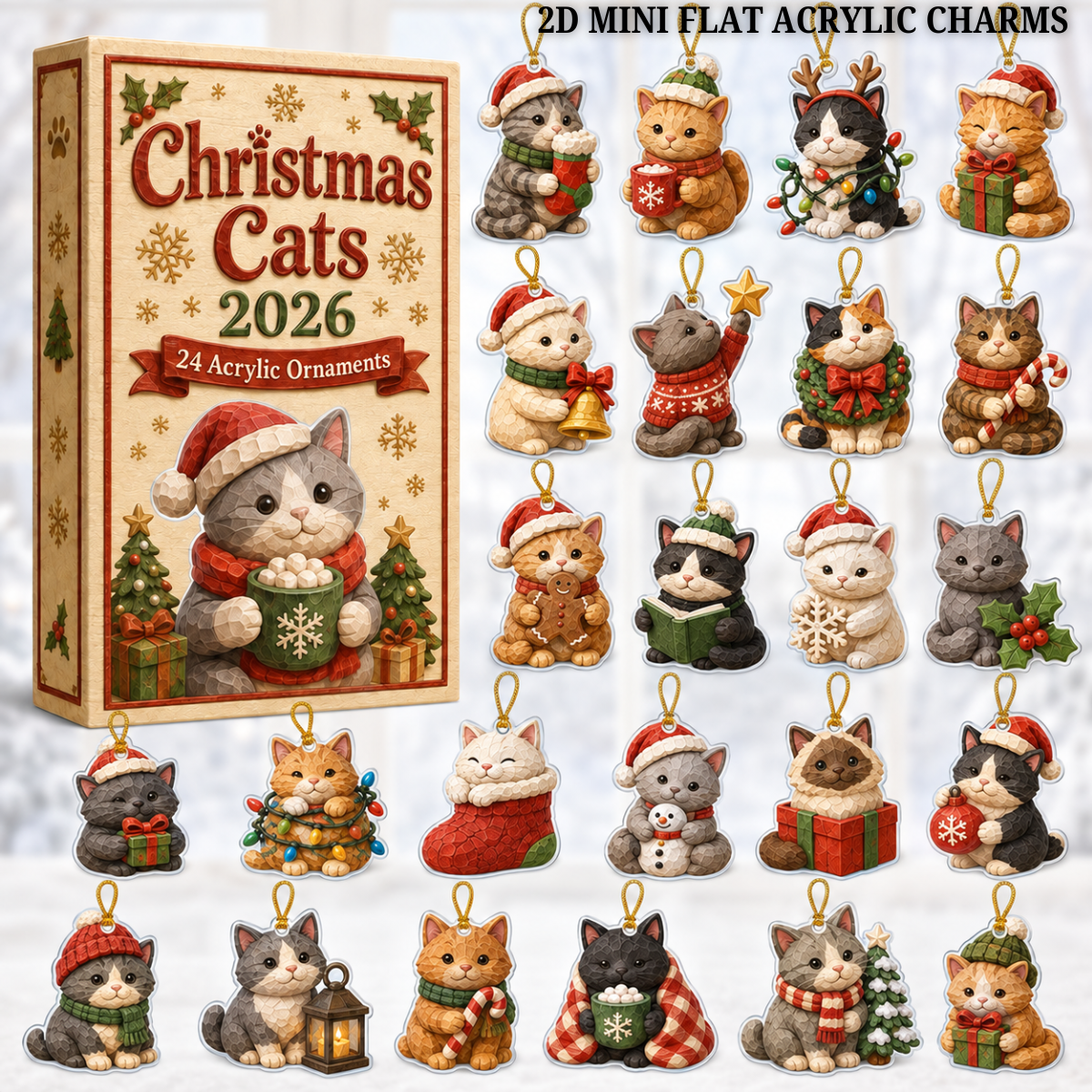 Christmas Cat House Advent Calendar 2026 - 24-Day Festive Countdown, Acrylic Charms Blind Box - Gift For Cat Lovers 96bad9f4-4718-45b4-94da-118ee2028989-christmas-cat-text.png