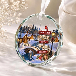 Personalized Family Christmas Ornament, Custom Member with Pet Names Ornament, Family Christmas Keepsake, Snowy Village Holiday Gift 2026 96fa3a93-b455-4725-b0fb-96cbade321c8-7.jpg