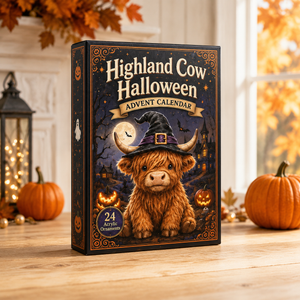 Highland Cow Halloween Advent Calendar 2026 - 24-Day Festive Countdown, Acrylic Charms Blind Box - Gift For Cute Collectors 972228b3-4a1a-4ff4-b0fd-796de4632841-box.png