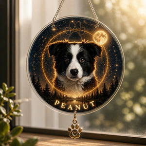 Celestial Pet Memorial Portrait Canvas — Upload Photo + Name - Personalized 1 Layered Suncatcher with Charm 972f19c7-d531-4e32-bf71-257e1c819989.jpg