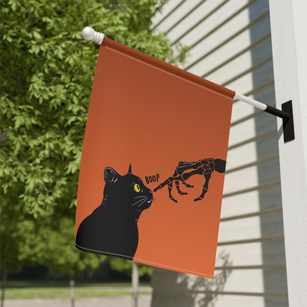 Black Cat Garden Flag Cute Halloween Porch Decor with Skeleton Hand Funny Boop Cat Gift Idea for Cat Lovers Outdoor Spooky Yard Banner 97550197-1f00-45c5-8199-7dbed76b738a-2.jpg
