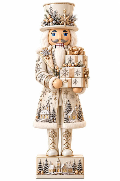 White Christmas Nutcracker Wooden Block, Elegant Winter Soldier Shelf Decor, Neutral Holiday Figurine, Christmas Mantel Decor 975b535f-8c0b-421a-8411-ee8d540aa75d-gfhjngg-5-.webp