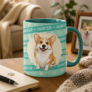 Personalized Corgi Name-Pattern Mug - Personalized Mug 9771e2b1-d749-46ee-a440-5017ea4c6207.jpg