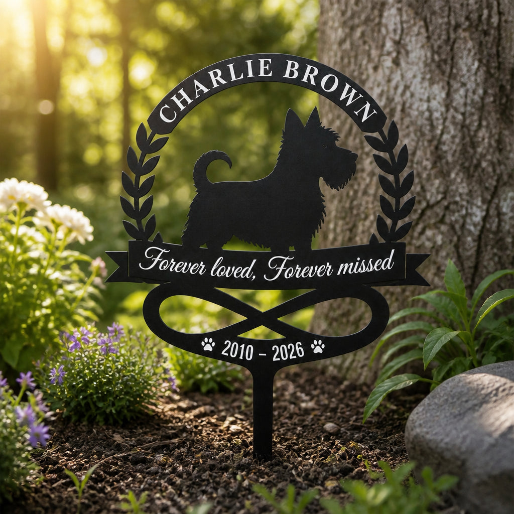 Pet Memorial Cut Metal Garden Sign – Name & Years – Forever loved, Forever missed - Personalized Cut Metal Sign UV Printed 978a8f6b-e234-44b7-9e98-375c2891f22c.jpg