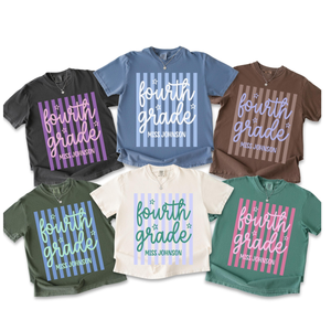 Comfort Colors Custom Fourth Grade Teacher Shirt, 4th Grade Teacher Team Shirts, Personalized Fourth Grade Shirt, Gift For New Teacher 978db440-c8e2-4557-b5c8-7886d3d1cc61-2.png