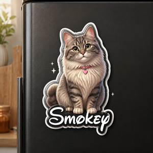 Custom Pet Portrait Name Magnet - Personalized Custom Shape Fridge Magnet 97bfe0e3-500b-4c1d-8a44-aefa788373ff.png