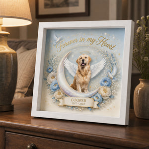 Forever in My Heart Pet Memorial Layered Frame – Upload Pet Photo, Name & Years - Personalized Layered Frame 97ef5875-4b94-44e5-a8ab-e11317f66edf.jpg