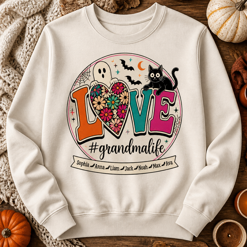 Halloween LOVE #grandmalife Names Sweatshirt - Personalized Sweatshirt 97f0e88f-2715-4026-b2ec-6e7106e326cf.png