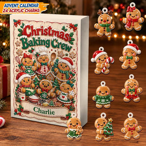 Christmas Advent Calendar, 24 Acrylic Charms, Personalized Name, Gingerbread Baking Crew Holiday Keepsake 98022f02-8959-430e-b6bb-e549583d6fb0-il_1588xN.8605246142_y36k.jpg