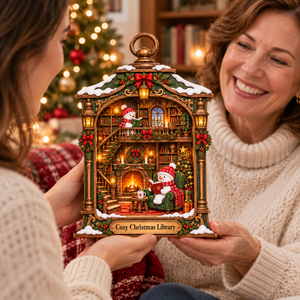 Snowman Library Lantern Wooden Block, Cozy Winter Christmas Decor, Book Lover Shelf Sign, Reading Lover Gift, Bookish Christmas Gift 980440fd-087d-46ad-9cfb-72ce3d7f3867-Cozy-Christmas-Library-Gift-Exchange-3.png