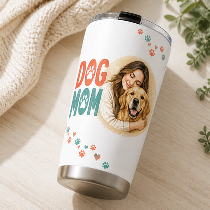Dog Mom Custom Portrait Tumbler - Personalized Tumbler 9880367c-05d3-4dad-b23b-e7f9753c200d.jpg
