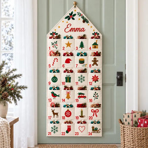 Personalized Advent Calendar 2026, Fabric Advent Calendar with Name, 24 Pocket Christmas Countdown Wall Hanging, Kids Reusable Holiday Decor 988f8caf-ffa2-47dd-9581-37f407fb74f2-hgsfretge-1-.webp